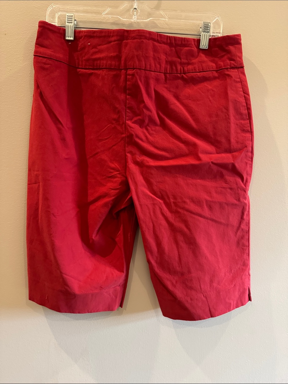 Peck & Peck Vibrant Red Shorts - Picture 7 of 7